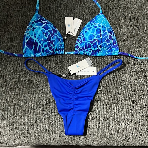 Kl swimwear blue NWT (Kristen lonie) - Picture 2 of 5